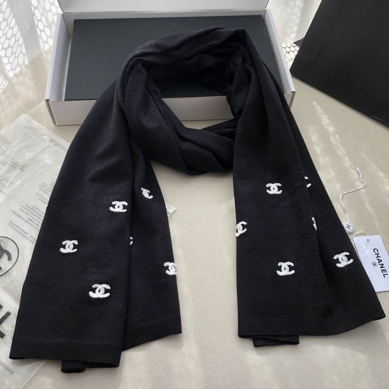 Chanel scarf 60%羊绒 40%真丝 E22